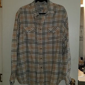 Men's Plaid Long Sleeve Flannel Shirt